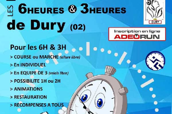6 heures et 3 heures de Dury