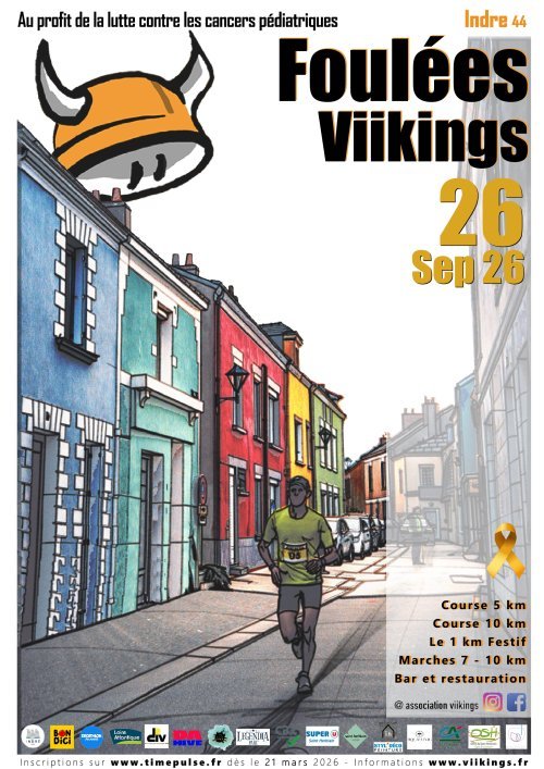 6ème édition des FOULEES VIIKINGS Logo