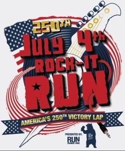 6th Annual July 4th ROCK-IT RUN Logo