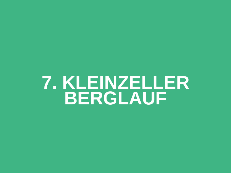 7. Kleinzeller Berglauf