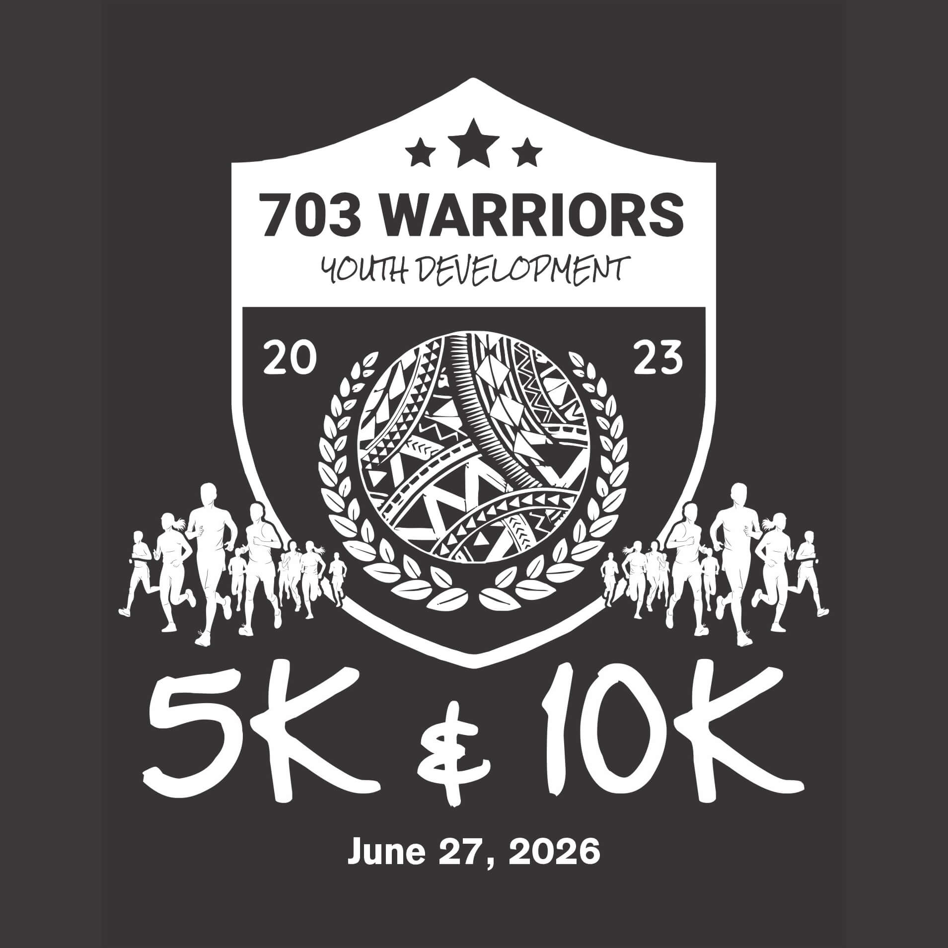 703 Warriors 5k & 10k Logo