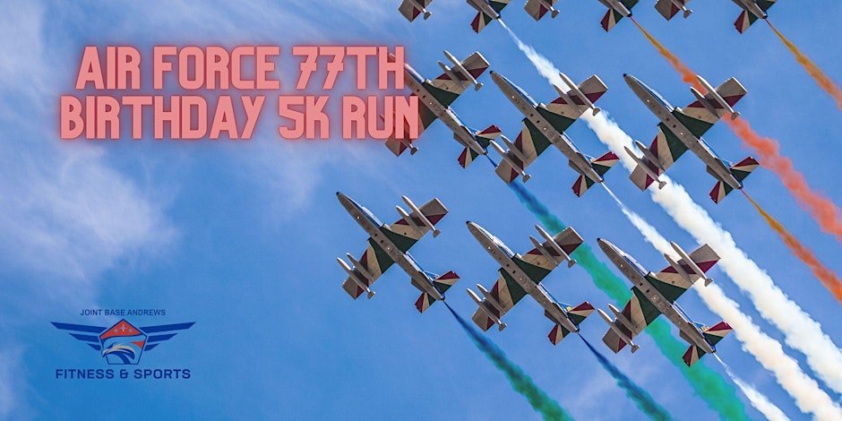 79th Air Force Birthday 5K Run/2K Walk. Logo