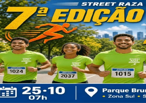 7º AGITA ZONA SUL -  CORRIDA DE RUA E CAMINHADA Logo