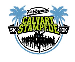 8th Annual Calvary Stampede, Presented by PDK Roofing Logo