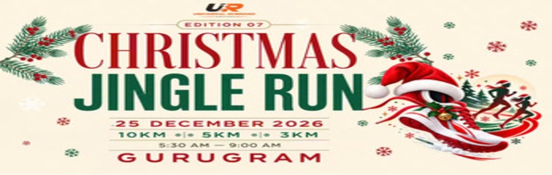 7th Edition Christmas Jingle Run 2026 Logo