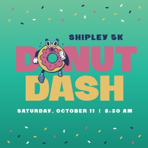 84 Runners/Shipley 5K Donut Dash Logo