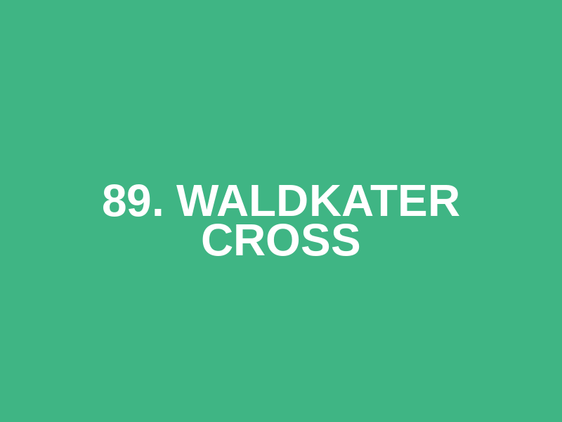 89. Waldkater Cross Logo