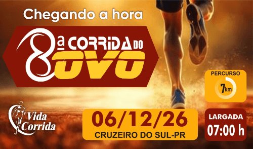 8ª CORRIDA DA CAPITAL DO OVO 2026