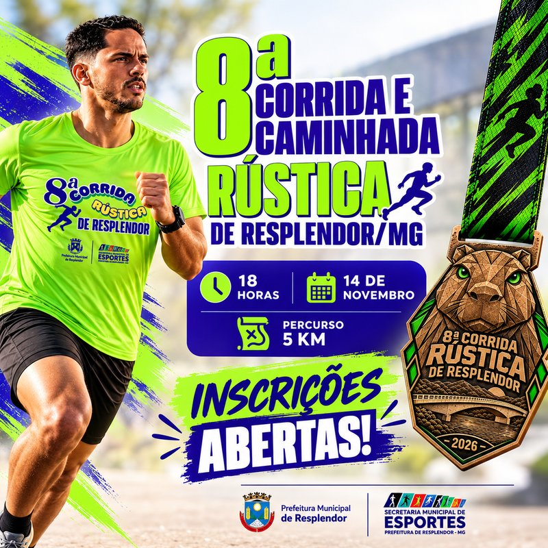 8ª CORRIDA E CAMINHADA RÚSTICA DE RESPLENDOR