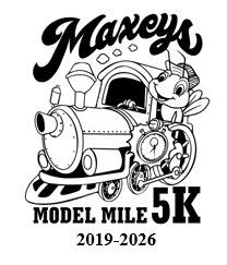 8th Annual Maxeys Model Mile Logo