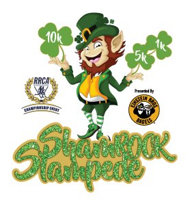 8th Annual ☘️ShamROCK Stampede 5k & RRCA 10k State Championship☘️ Logo