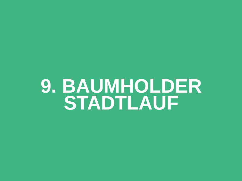 9. Baumholder Stadtlauf Logo