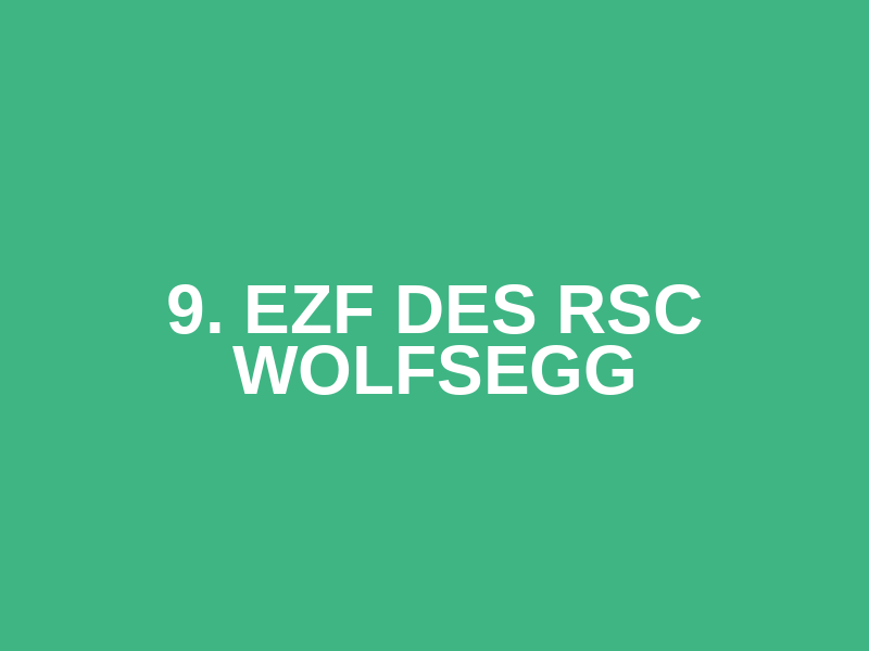 9. EZF des RSC WOLFSEGG Logo