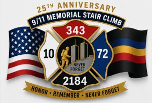 9/11 25th Anniversary Stair Climb Logo