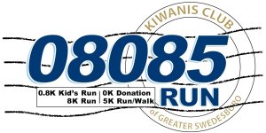 9th Annual 08085 Run/Walk/Sit Logo