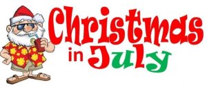 9th Annual Christmas in July 5K Logo