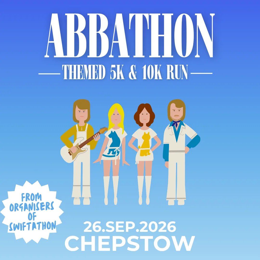 ABBATHON 5K & 10K Themed Run - Chepstow Logo