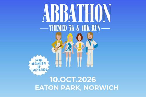 Abbathon 5k & 10k Themed Run - Norwich Logo