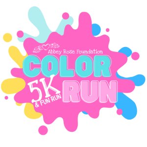 Abbey Rose Foundation 5K Color Run & Kids Fun Run Logo