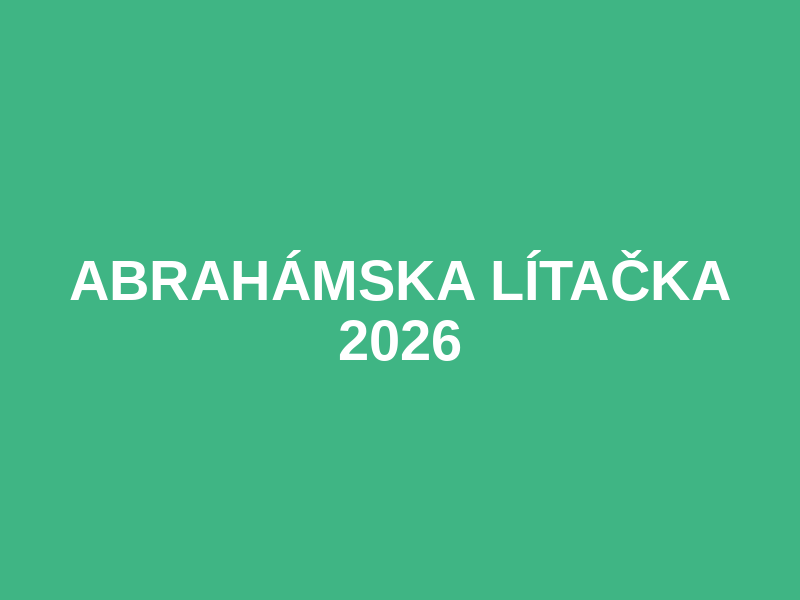 Abrahámska lítačka 2026 Logo