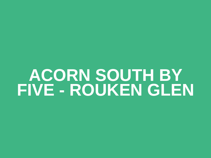 ACORN South By Five - Rouken Glen Logo