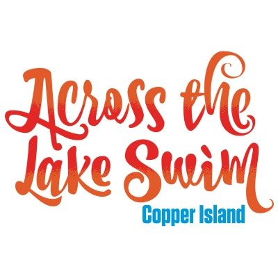 Across the Lake Swim Copper Island Logo