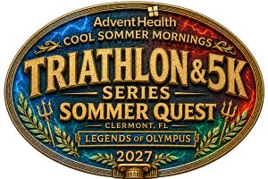 AdventHealth Cool Sommer Mornings Triathlon\Duathlon\5K Series #3 Logo