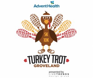 AdventHealth Groveland Turkey Trot 5K & 10K presented by LiveTrends Design Group Logo