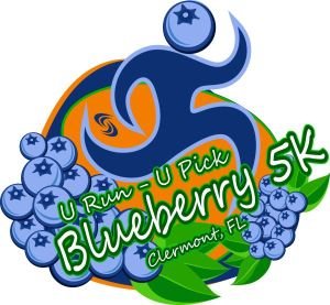 AdventHealth U Run U Pick Blueberry 5K Logo