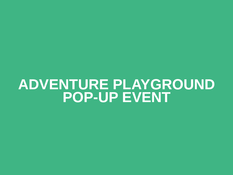 Adventure Playground pop-up event Logo