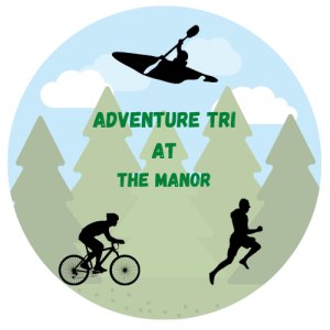 Adventure Triathlon at The Manor Logo