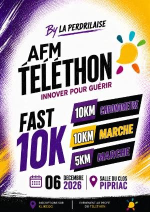 AFM TELETHON FAST 10K Logo