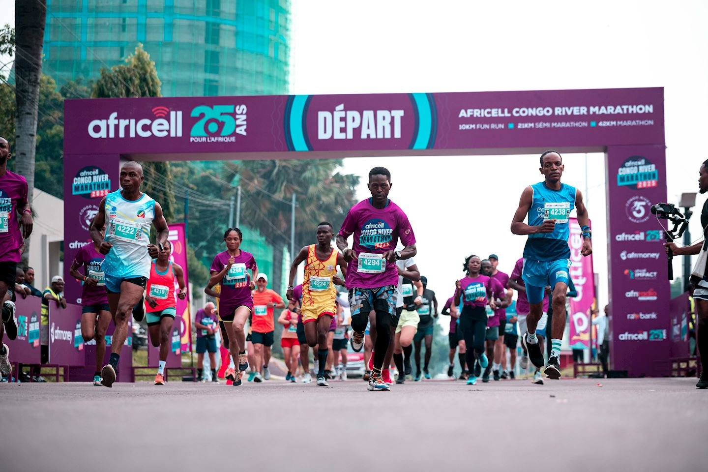 Africell Congo River Marathon Logo