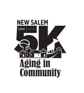 Aging in Community, New Salem 5K Logo