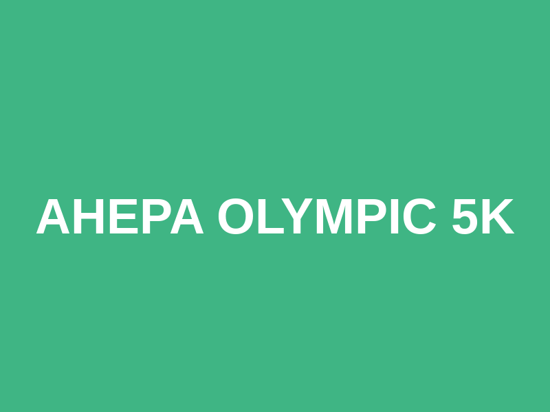 AHEPA Olympic 5k Logo