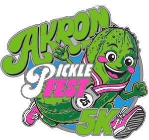 Akron Pickle Fest 5K Logo