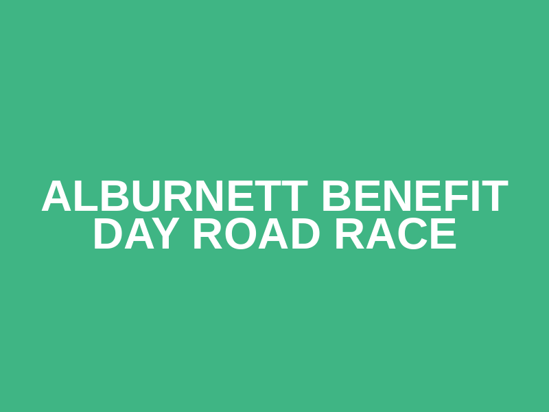 Alburnett Benefit Day Road Race Logo