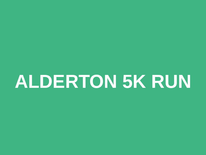 Alderton 5k Run Logo