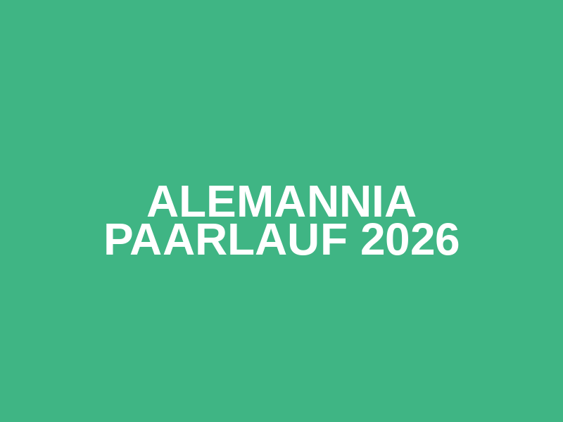 Alemannia Paarlauf 2026 Logo