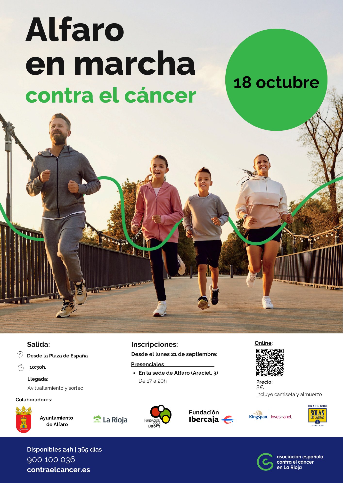 ALFARO EN MARCHA CONTRA EL CÁNCER 2026 Logo