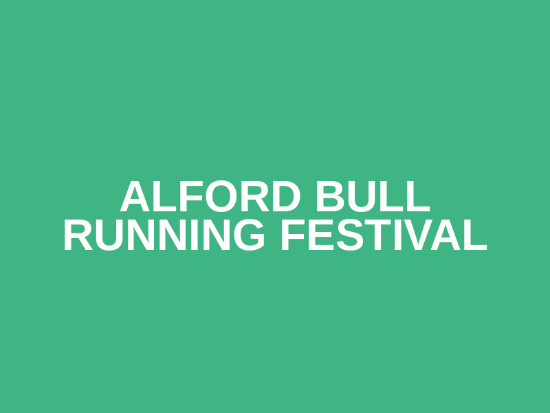 Alford Bull Running Festival Logo