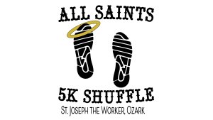 All Saints 5k Shuffle Logo