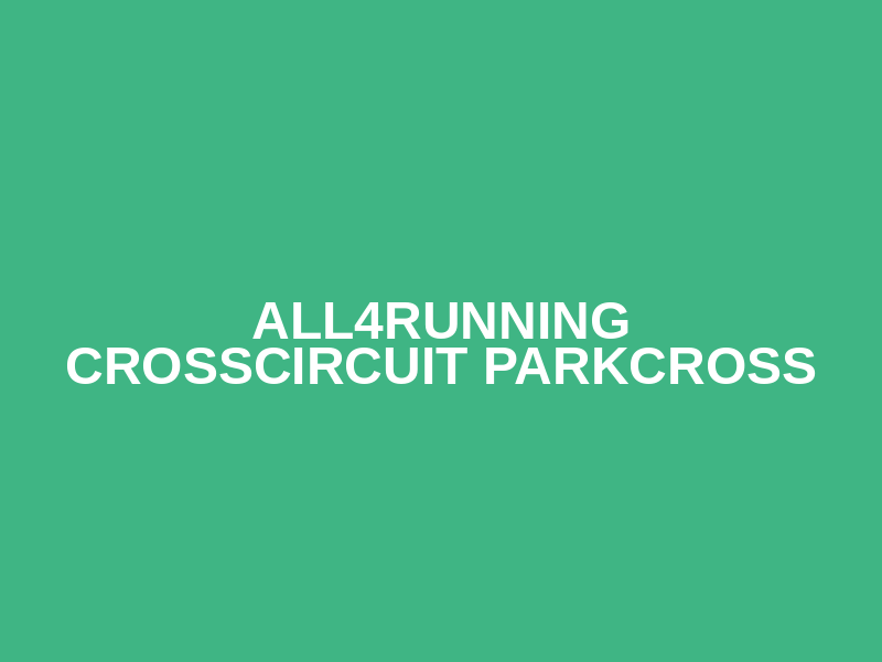 All4running crosscircuit Parkcross