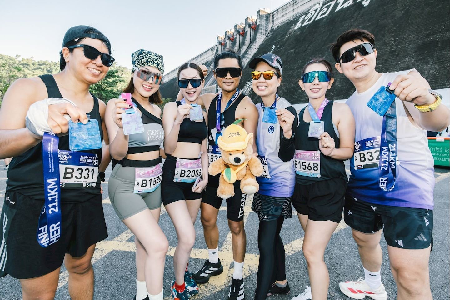 Allianz Ayudhya World Run Thailand Series Logo
