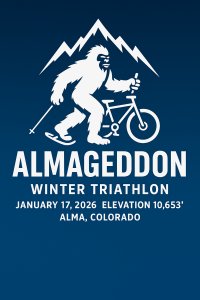 ALMAGEDDON Winter Triathlon presented by the Alma Foundation Logo