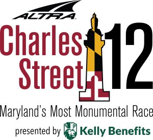 Altra Charles Street 12 and 2-Person Relay presented by Kelly Benefits Logo