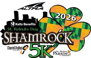 Altra Kelly Benefits St. Patrick's Day Shamrock 5K Logo