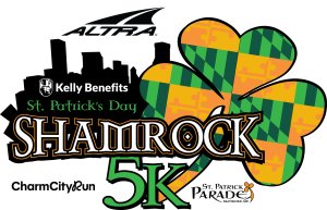 Altra Kelly Benefits St. Patrick's Day Shamrock 5K Logo