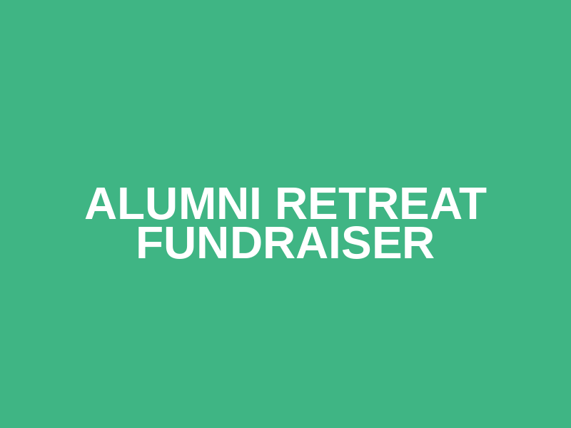 Alumni Retreat Fundraiser Logo