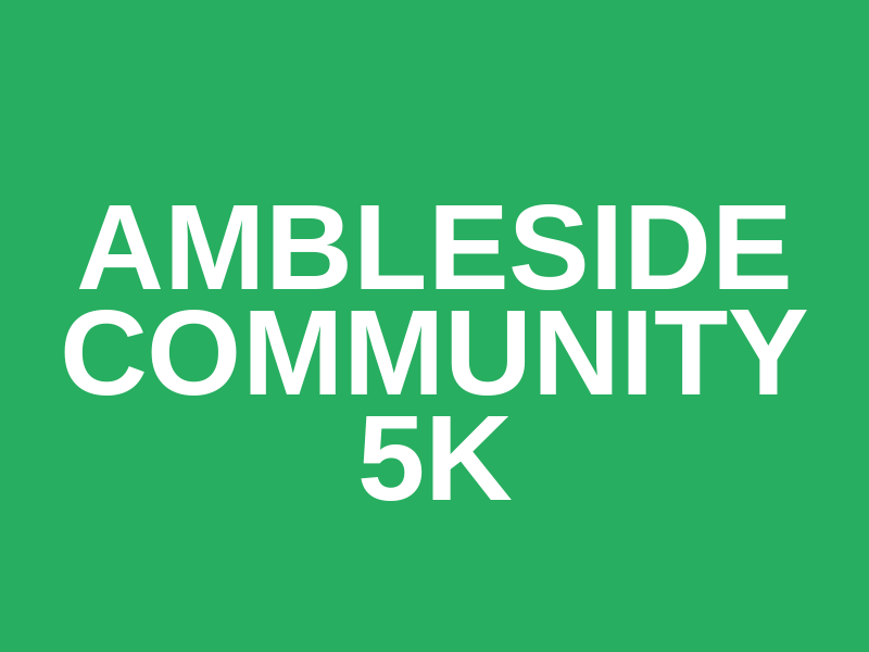 Ambleside Community 5k Logo